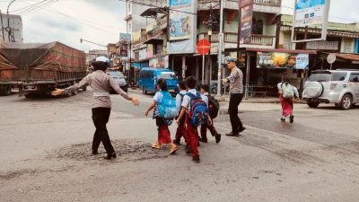 Polres Batu Bara Gelar Operasi Pengaturan Lalu Lintas di Beberapa Titik Rawan