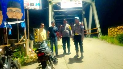 Polsek Medang Deras Gelar Patroli Malam Antisipasi Kejahatan dan Premanisme