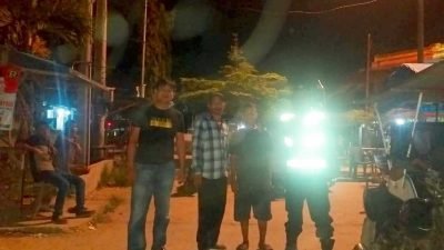 Polsek Medang Deras Gelar Patroli Malam Antisipasi Kejahatan dan Premanisme