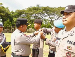 Kapolres Serdang Bedagai Pimpin Apel Pergeseran Pasukan untuk Pengamanan Pemilukada 2024
