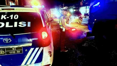 Polres Batu Bara Gelar Patroli Blue Light untuk Antisipasi Gangguan Lalu Lintas