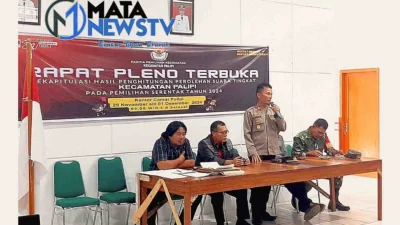 Polres Samosir Perketat Pengamanan pada Rapat Pleno PPK Pilkada Serentak 2024