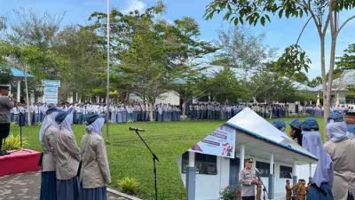 Polsek Indrapura Dorong Generasi Muda Jauhi Narkoba Lewat Program Police Go to School