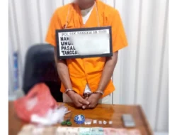 Polsek Pangkalan Susu Tangkap RST, Terduga Pengedar Sabu di Langkat