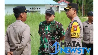 Kapolres Nisel dan Danlanal Nias Pantau Rapat Pleno PPK Pilkada 2024