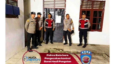 Polres Batu Bara Laksanakan Patroli Pengamanan Logistik Pilkada Secara Mobile