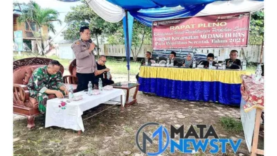 Polsek Medang Deras Kawal Ketat Rapat Pleno Rekapitulasi Suara Pilkada 2024