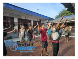 Lapas Kotapinang Gelar Senam Sehat untuk Jaga Kesehatan Warga Binaan