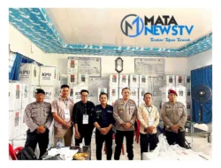 Kapolsek Tanjung Pura Pantau Ketat Pengamanan Rekapitulasi Suara Pilkada 2024