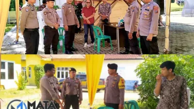 Kasat Samapta Polres Langkat Laksanakan Patroli dan Pengecekan Pengamanan di PPK Kecamatan Secanggang