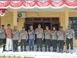 Kapolres Labuhanbatu Selatan Kunjungi Polsek Silangkitang, Jaga Situasi Aman dan Kondusif