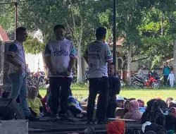 Polres Labuhanbatu Amankan Kampanye Tatap Muka Pasangan Calon Bupati Nomor Urut 2