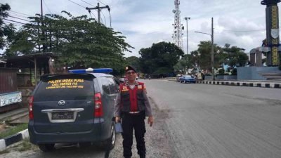 Polsek Indrapura Gelar Patroli Siang untuk Antisipasi Kejahatan di Wilayah Hukum Polres Batu Bara