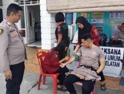 Si Dokkes Polres Nias Selatan Cek Kesehatan Personel PAM di Kantor KPU, Bawaslu, dan Gudang KPU