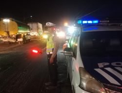 Patroli Blue Light Polres Batu Bara Pastikan Keamanan Lalu Lintas di Daerah Rawan Macet dan Kecelakaan