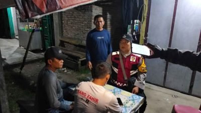 Patroli Malam Polsek Lima Puluh Amankan Situasi Kamtibmas di Batu Bara