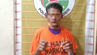 Polsek Simanindo Amankan Pria Diduga Miliki Narkotika Jenis Sabu di Perbatasan Simanindo-Onanrunggu