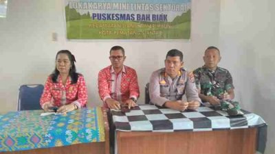 Kapolsek Siantar Marihat Hadiri Pertemuan Lintas Sektoral Di Kecamatan Siantar Marimbun