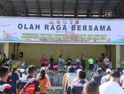 Polres Nias Selatan Gelar Olahraga Bersama untuk Sukseskan Pilkada Serentak 2024