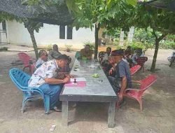 Bhabinkamtibmas Polsek Perdagangan Gencarkan Sosialisasi Pilkada dan Pesan Kamtibmas