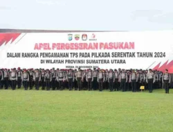 Kapolda Sumut Pimpin Apel Pasukan BKO untuk Pengamanan Pilkada Serentak 2024