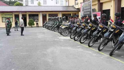 Kapolres Pematangsiantar Pimpin Apel Patroli Gabungan Jelang Pilkada Serentak 2024