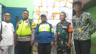 Sigap dan Profesional PPS Desa baru dalam Distribusi Kotak Suara Ke TPS