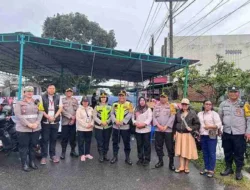 Kapolres Pematangsiantar Tinjau Pengamanan TPS Pemilu 2024