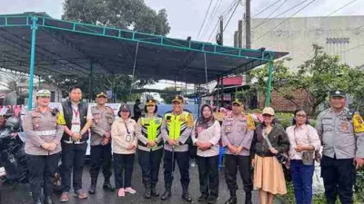 Kapolres Pematangsiantar Tinjau Pengamanan TPS Pemilu 2024