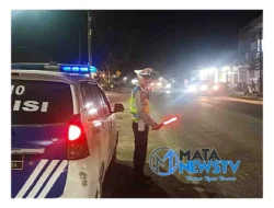 Polres Batu Bara Gelar Patroli Blue Light di Lokasi Rawan Macet dan Kecelakaan