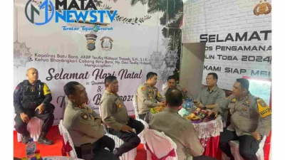 Kapolres Batu Bara Tinjau Kesiapan Pos Pam Ops Lilin Toba 2024