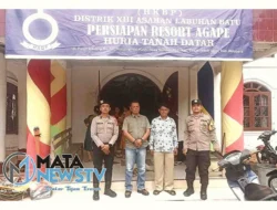 Polsek Labuhan Ruku Laksanakan Pengamanan Ibadah Minggu di Tiga Gereja di Wilayah Hukumnya
