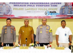 Kapolres Langkat Dorong Swasembada Jagung Melalui Pola Tumpang Sari