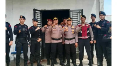 Patroli Polres Batu Bara Pastikan Keamanan Rekapitulasi Suara Pemilu