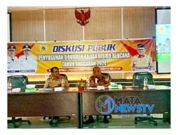 Diskusi Publik Penyusunan Kajian Risiko Bencana Tahun Anggaran 2024 di Labusel