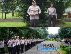 Kapolres Langkat Ingatkan Petugas Tetap Waspada pada Rapat Pleno Rekapitulasi Pilkada 2024