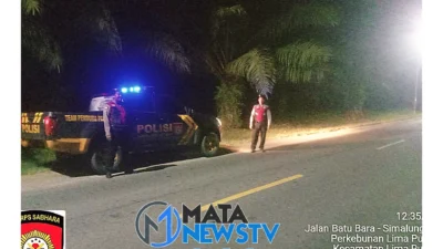 Patroli Blue Light Sat Samapta Polres Batu Bara Jaga Situasi Aman di Jalan Lintas Sumatera