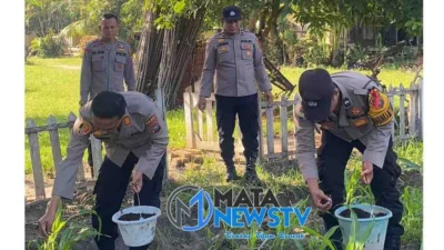 Polsek Indrapura Dukung Program Ketahanan Pangan Nasional