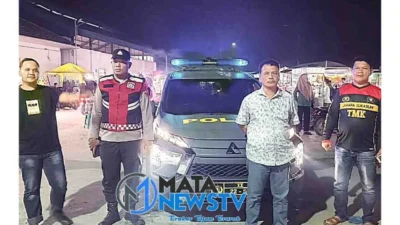 Polsek Labuhan Ruku Gelar Patroli Malam, Pastikan Situasi Aman dan Kondusif