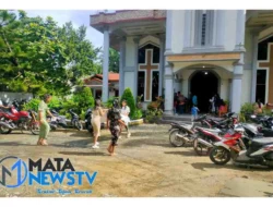 Pengamanan Kebaktian di Polsek Torgamba Berlangsung Aman dan Kondusif