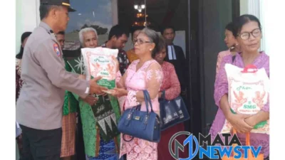 Kapolres Batu Bara Ajak Masyarakat Rayakan Minggu Kasih di Gereja HKBP Brohol