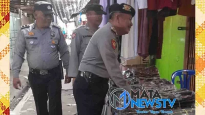 Polsek Kotapinang Gelar Patroli Preventif, Situasi Pasar Kotapinang Aman dan Kondusif