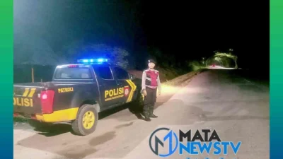 Personel Sat Samapta Polres Batu Bara Gelar Patroli Blue Light Antisipasi Kejahatan