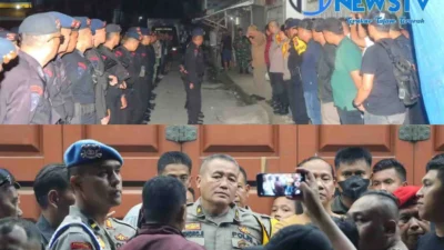 Kapolres Sergai Pimpin Patroli Antisipasi Konflik Antar Ormas di Perbaungan