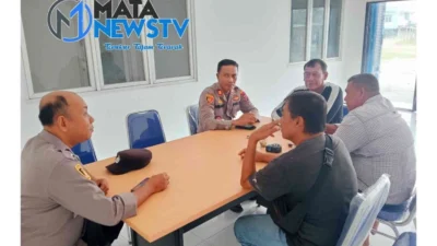 Kapolsek Indrapura Gelar Sambang Cooling System untuk Jaga Kondusivitas Pasca Pilkada 2024