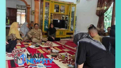 Kapolsek Medang Deras Gelar Cooling System Pasca Pilkada di Desa Pematang Cengkring