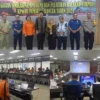Polres Pematangsiantar Hadiri Sosialisasi Bencana dan Simulasi Gempa Bumi