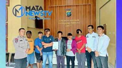 SPKT Polres Samosir Akhiri Konflik Antar Keluarga di Desa Lumban Suhi-suhi Toruan