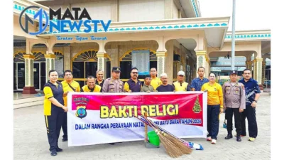 Polres Batu Bara Gelar Bakti Religi Menyambut Natal 2024