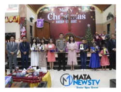 Polres Langkat Gelar Ibadah Perayaan Natal Bersama Keluarga Besar Polres Langkat